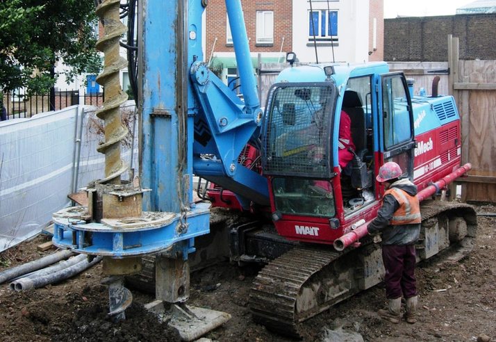 Basement room piling